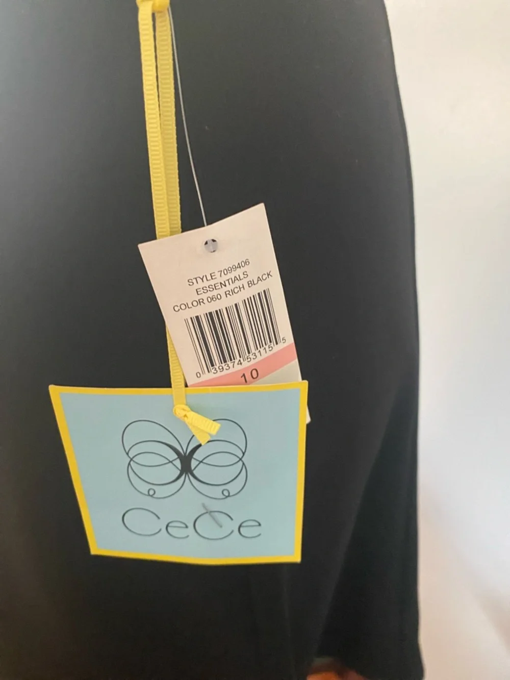 CeCe size 10 black NWT lined skirt - Picture 2 of 5